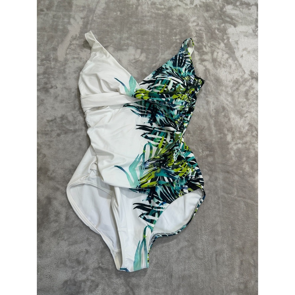 Bathing Suit One Piece Womens Size 10 Floral Multicolor by Well Fit NWOT